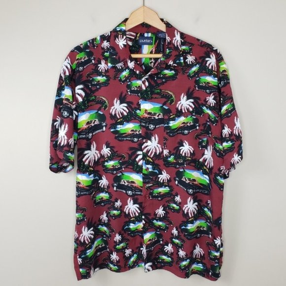 Puritan Other - Puritan | Hawaiian Car Print Shirt